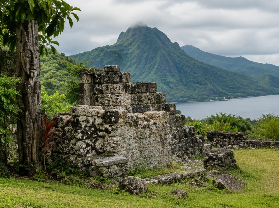 Historic remains in Bougainville